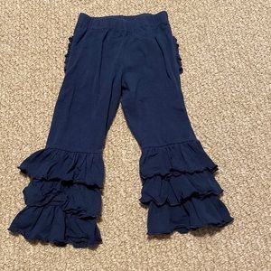 Ruffle Butts pants, 2T, navy blue